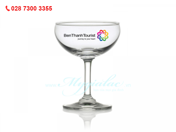 Ly Thuy Tinh Classic Saucer Champagne